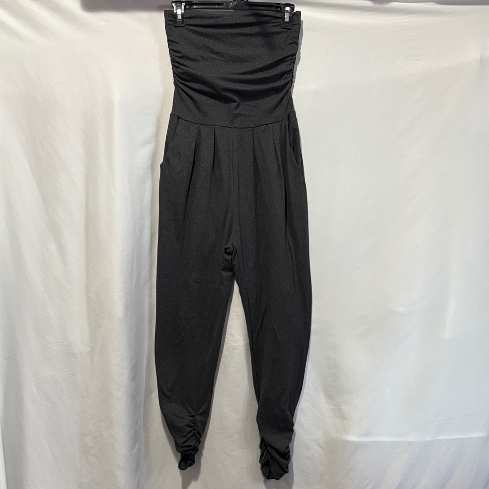 American Dream Grey Strapless Jumpsuit XS115